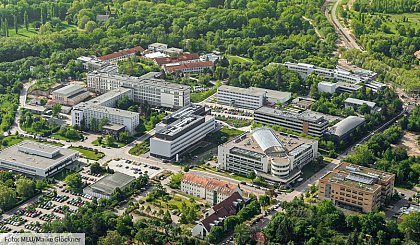 Der Weinberg Campus von oben